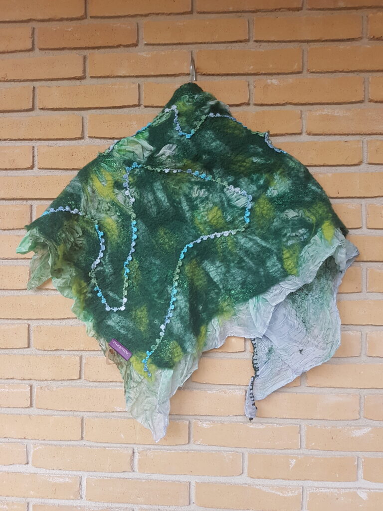 sjaal Groen beek